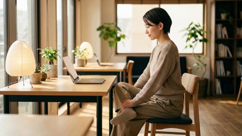 長時間のデスクワークでお尻が痛い！座りっぱなしの弊害と簡単ストレッチ
