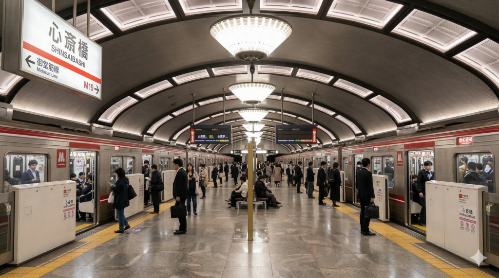 【写真で解説】心斎橋駅から『利休 足軽』へのアクセス・行き方